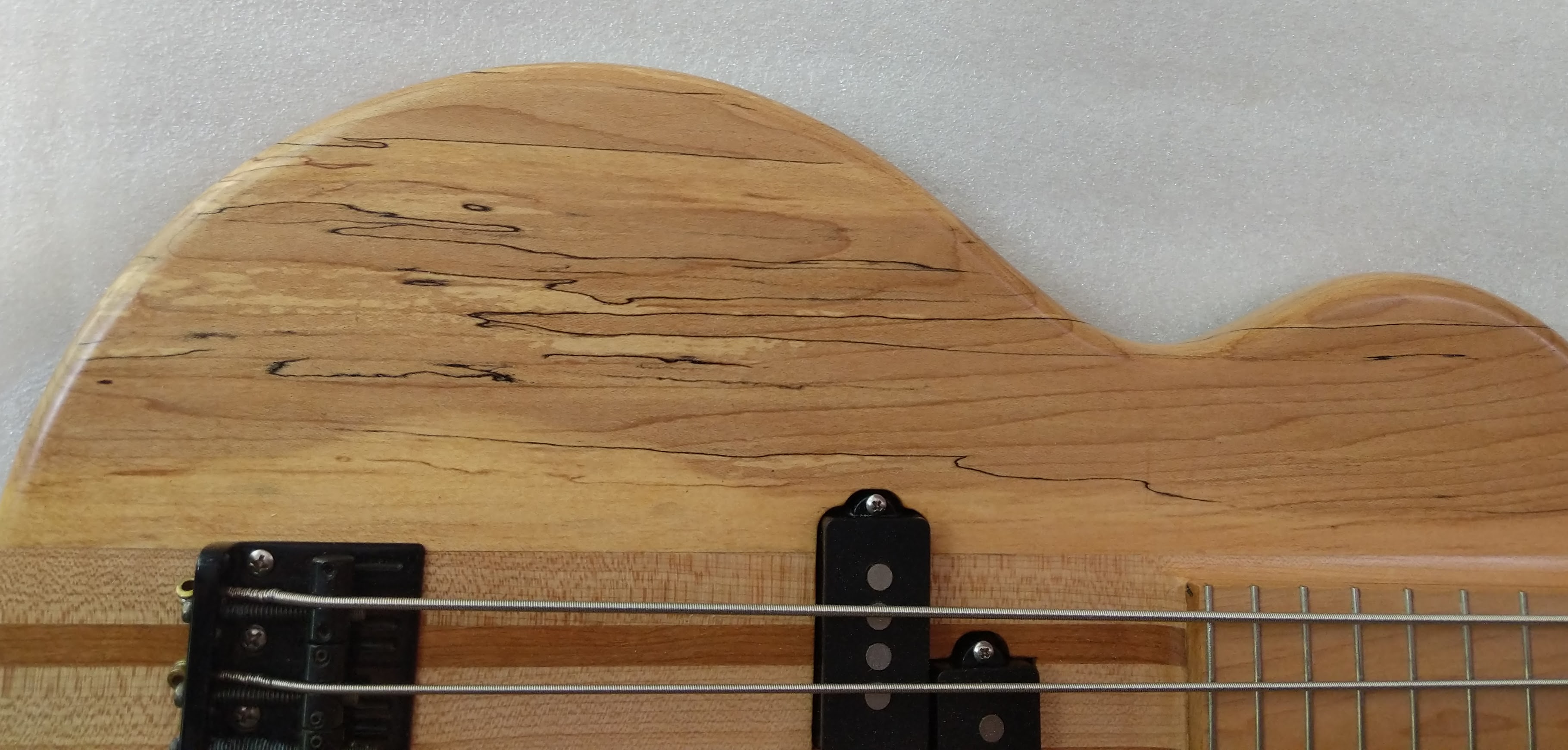 Cherry Maple Spalted bass
