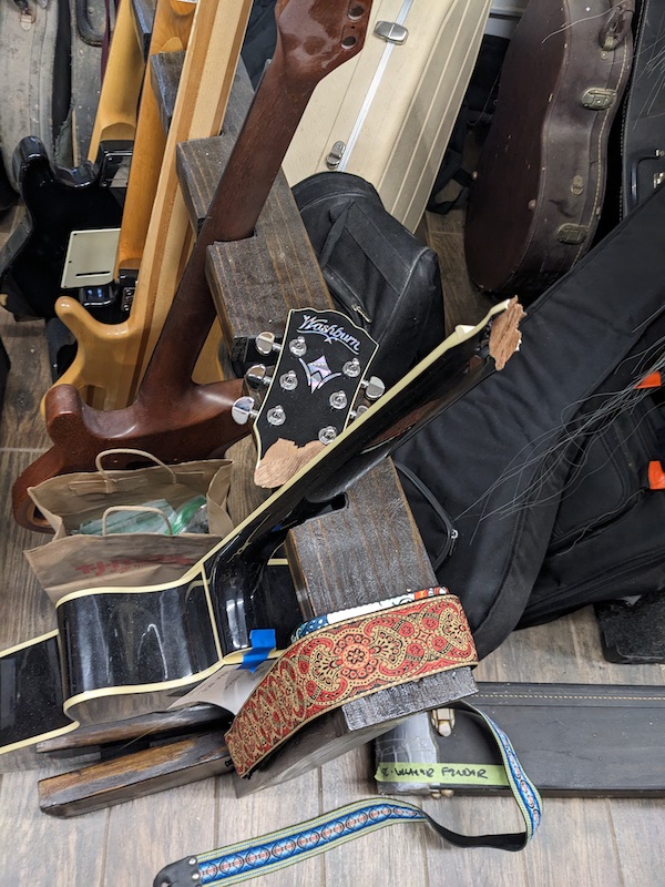 Windward Music Broken Washburn neck